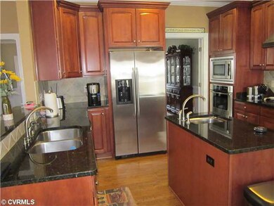 Kitchen - Island with vegetable sink. Rope accent 