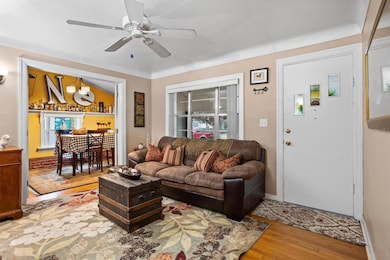 Living room looking into Den/Office/Dining