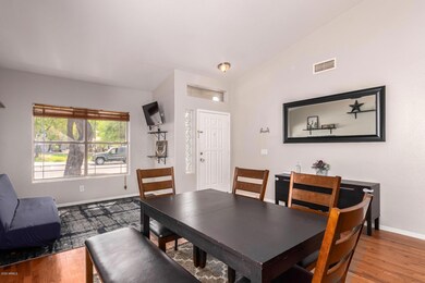 Bright Entry with Vaulted Ceilings
