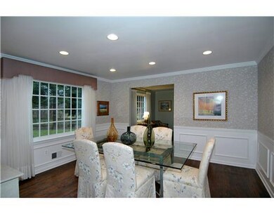 Dining Room. Formal dining room, hardwood flooring