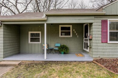 Inviting front porch