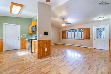 Kitchen and living room
