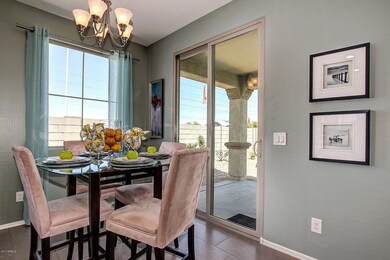 Dining nook of kitchen