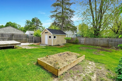 Fenced back yard for privacy