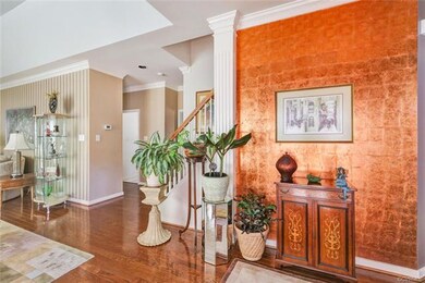 From Foyer looking into Dining room and back hallw