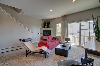Living Room With Deck Access