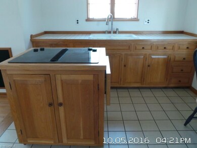 Handmade (by the owner) kitchen cabinets
