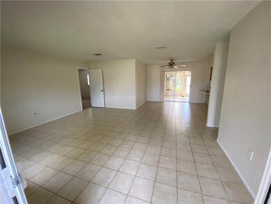 Living room & dining area viewed from the front en