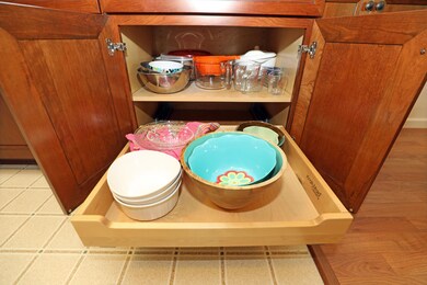 High End Cabinets with Slide Out Shelves