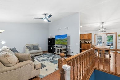 Wonderful one level home with three bedrooms on the main level.  Vaulted ceilings, updated lighting, neutral painted walls.