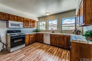 More of the kitchen....check out those rich wood c