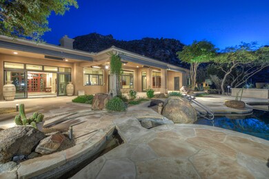 Backyard with Troon Mountain Behind