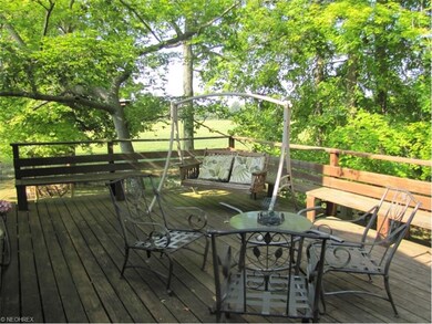 deck with a fantastic view