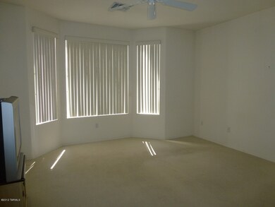 Master suite with bay window