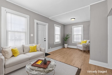Virtually Staged Living Room.
