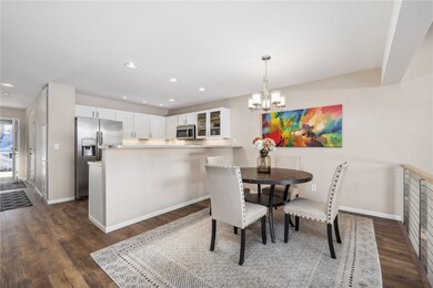 Open Concept kitchen, dining and living area