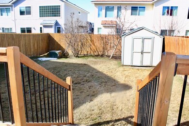 Large level cedar fenced back yard