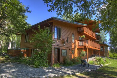 Southern side of home