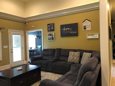 Great Room w/ Heavy Moldings,High Ceilings