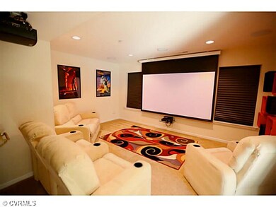 Entertainment Room - Custom Home Theater with 110