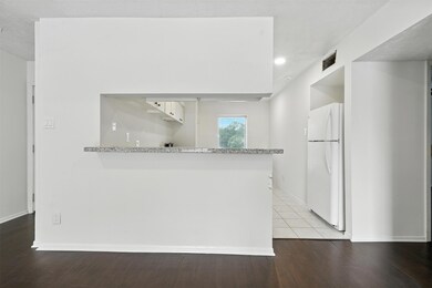 Kitchen and bar area