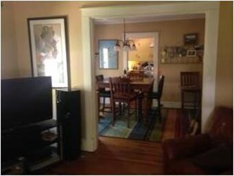 Open living and dining
