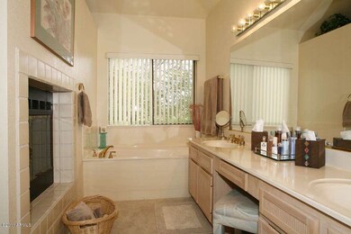 MASTER BATH ROOM WITH FIREPLACE