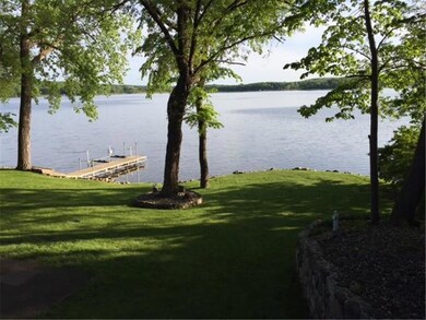 Back deck over looking the lake