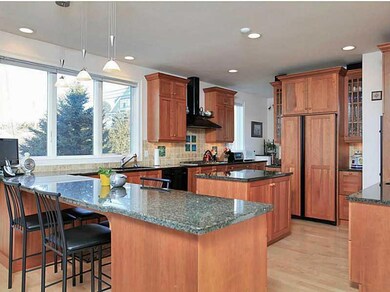 Kitchen. This custom kitchen would...