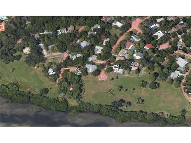 Aerial View - 1698 Manor Way abuts Pinellas Point Park and is to the right of the cul de sac in this aerial shot