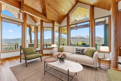 Floor to ceiling windows in the great room, kitche