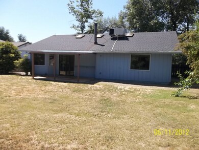 Rear of property