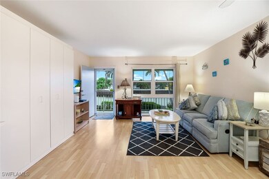 Living area featuring light wood-type flooring
