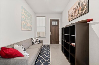Spacious lobby entry