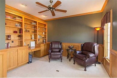 Studio/Study/Office. Library. Built-ins. Wainscoti
