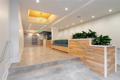 Lobby area with management or security on duty