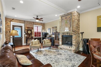 Living Room facing N. Rampart.