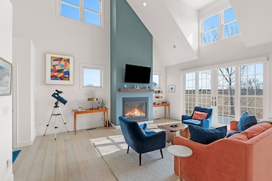 Living Room with Golf Course Views