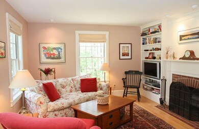The living room offers a...