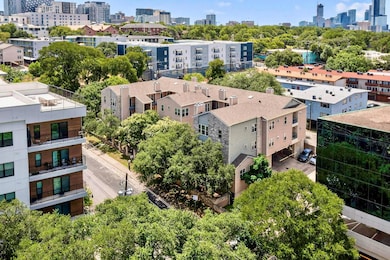 Drone / aerial view of skyline