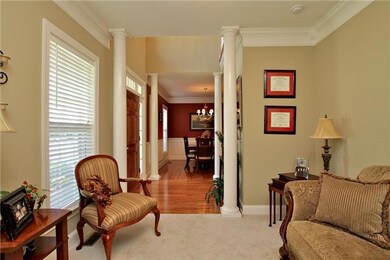 View from living room across foyer.