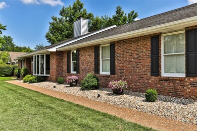 manicured yard and beautiful landscaping