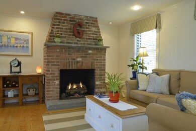 Formal Living with Gas Fireplace