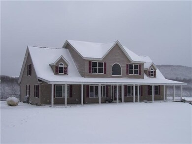 Exterior Front. Sets back from the road approx. 17
