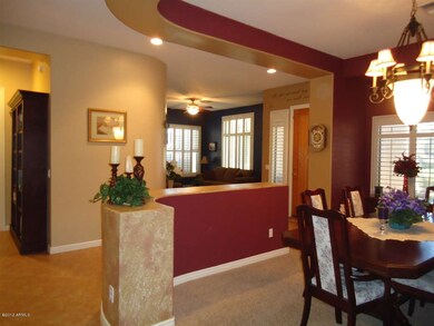 Elegant Entry to Living and Dining Rms