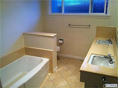 Master bath with shower stall