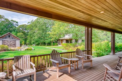 Main house covered porch