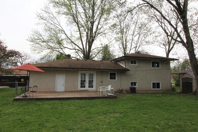 Large rear yard