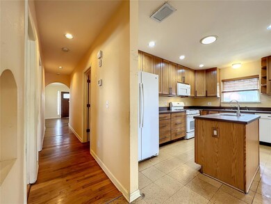 Hallway From Front Door to Kitchen