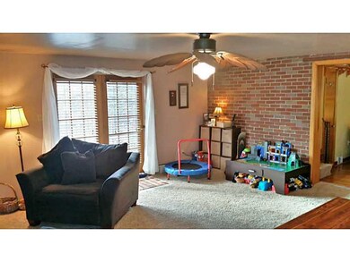 Family Room. family room to side deck